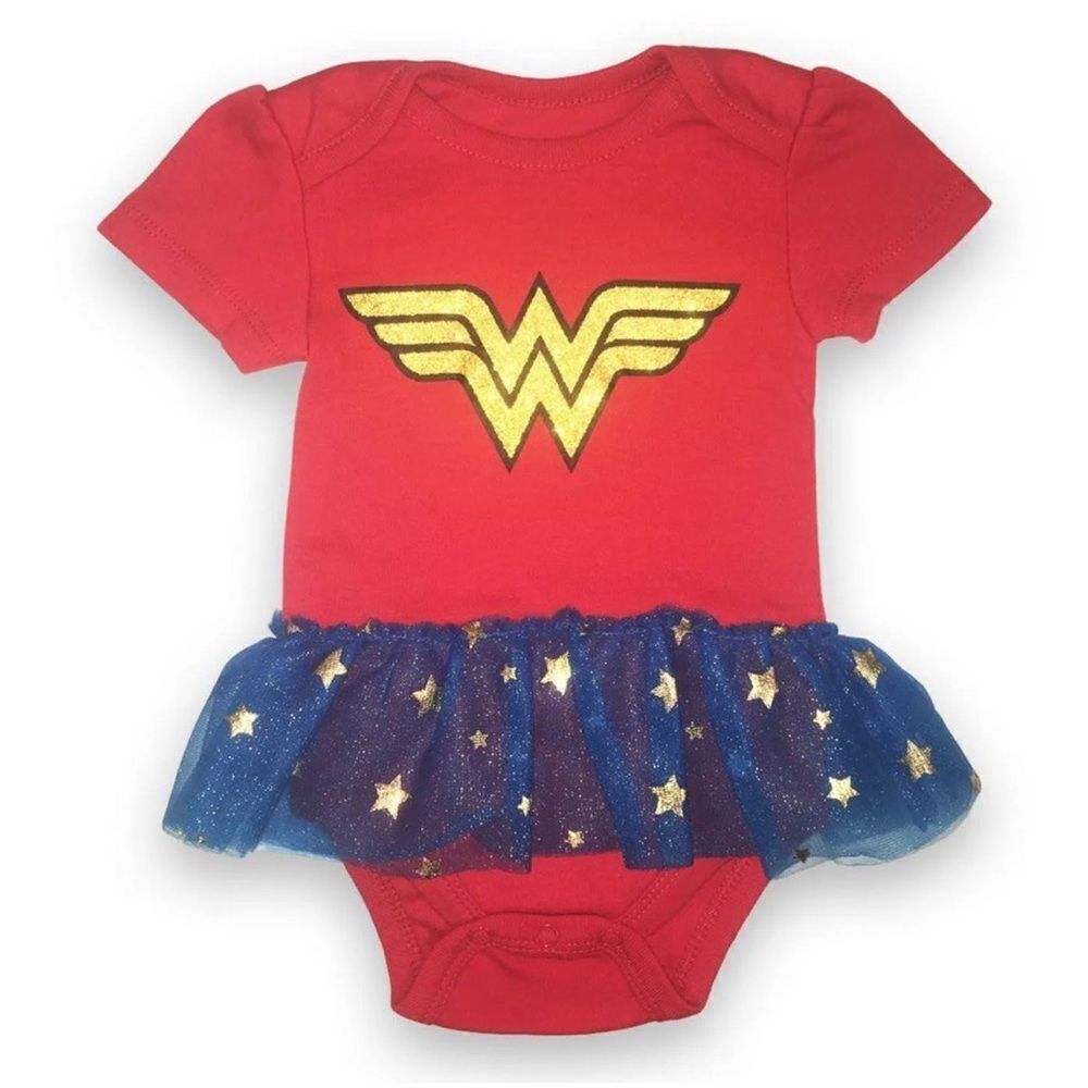 Wonder woman bred tutu insecure size 6-9 Months NWT